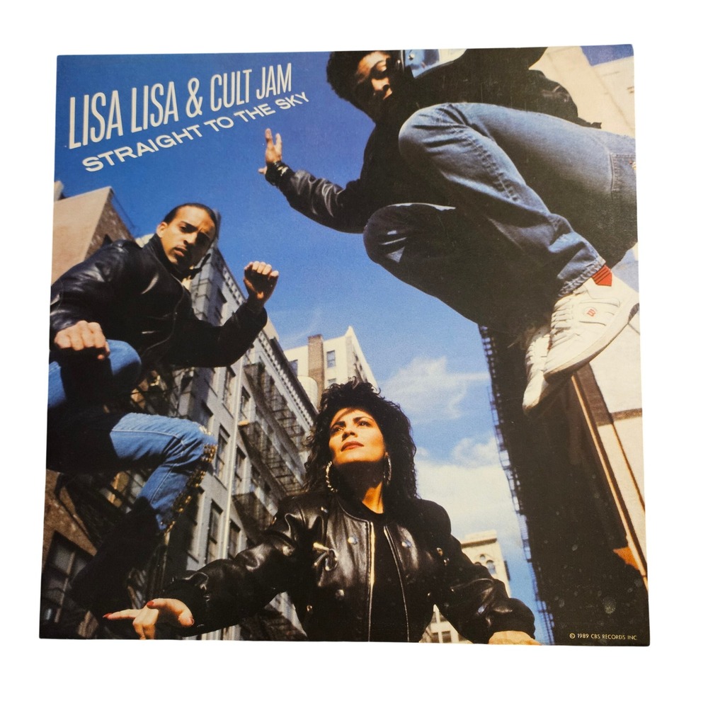 Lisa Lisa & Cult Jam Straight to the Sky 12x12 2-Sided Flat Promo Poster 1989